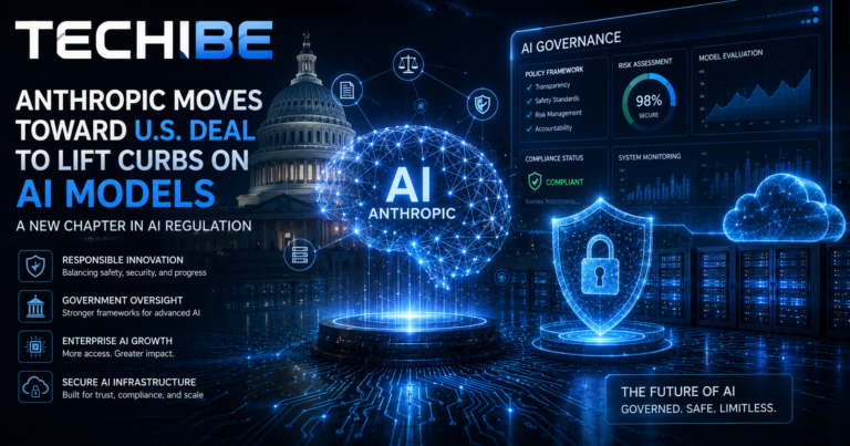 Anthropic moves toward a U.S. agreement on AI model restrictions, highlighting the future of AI governance and enterprise AI regulation.