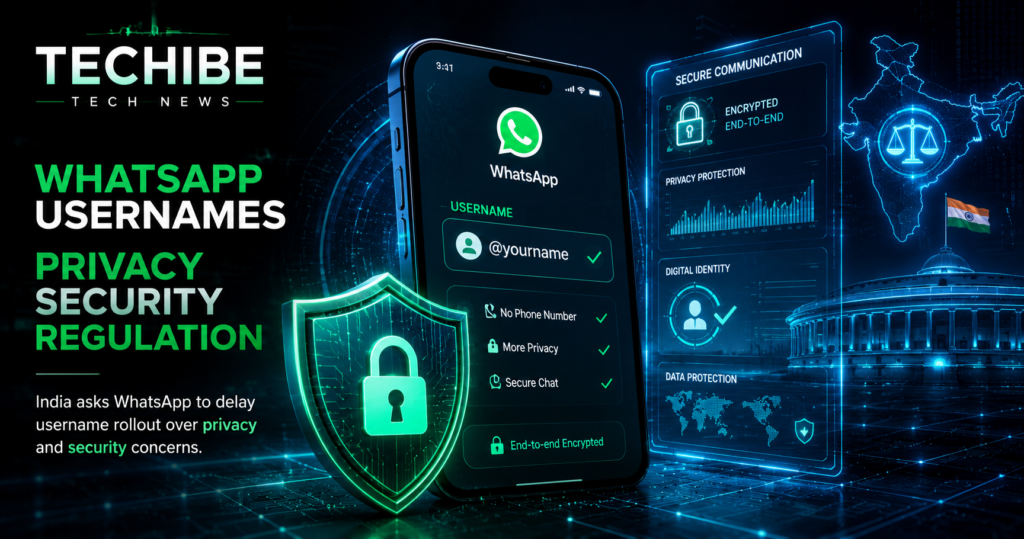 India asks WhatsApp to delay the rollout of usernames while reviewing privacy, cybersecurity, and regulatory implications.