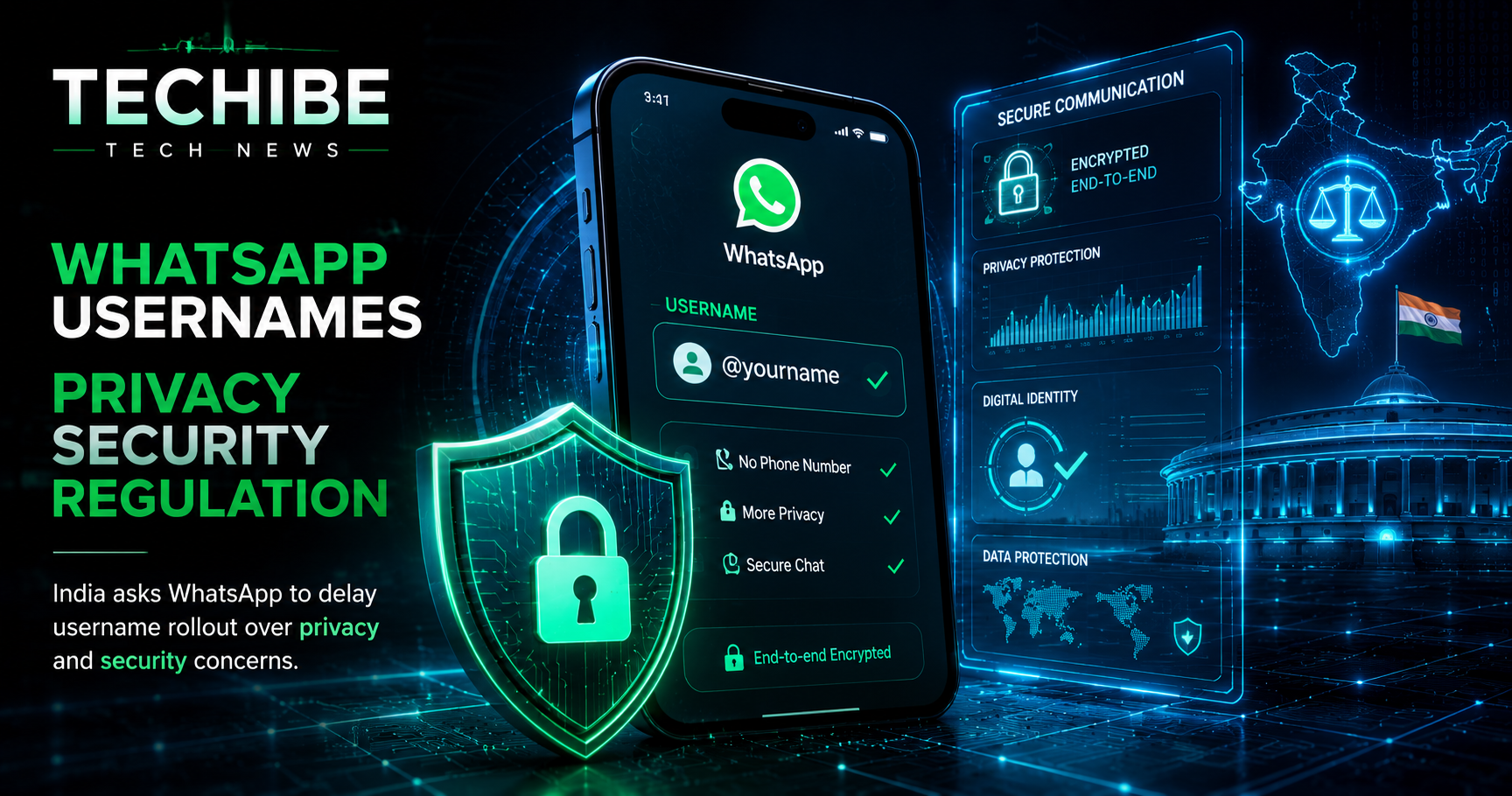 India asks WhatsApp to delay the rollout of usernames while reviewing privacy, cybersecurity, and regulatory implications.