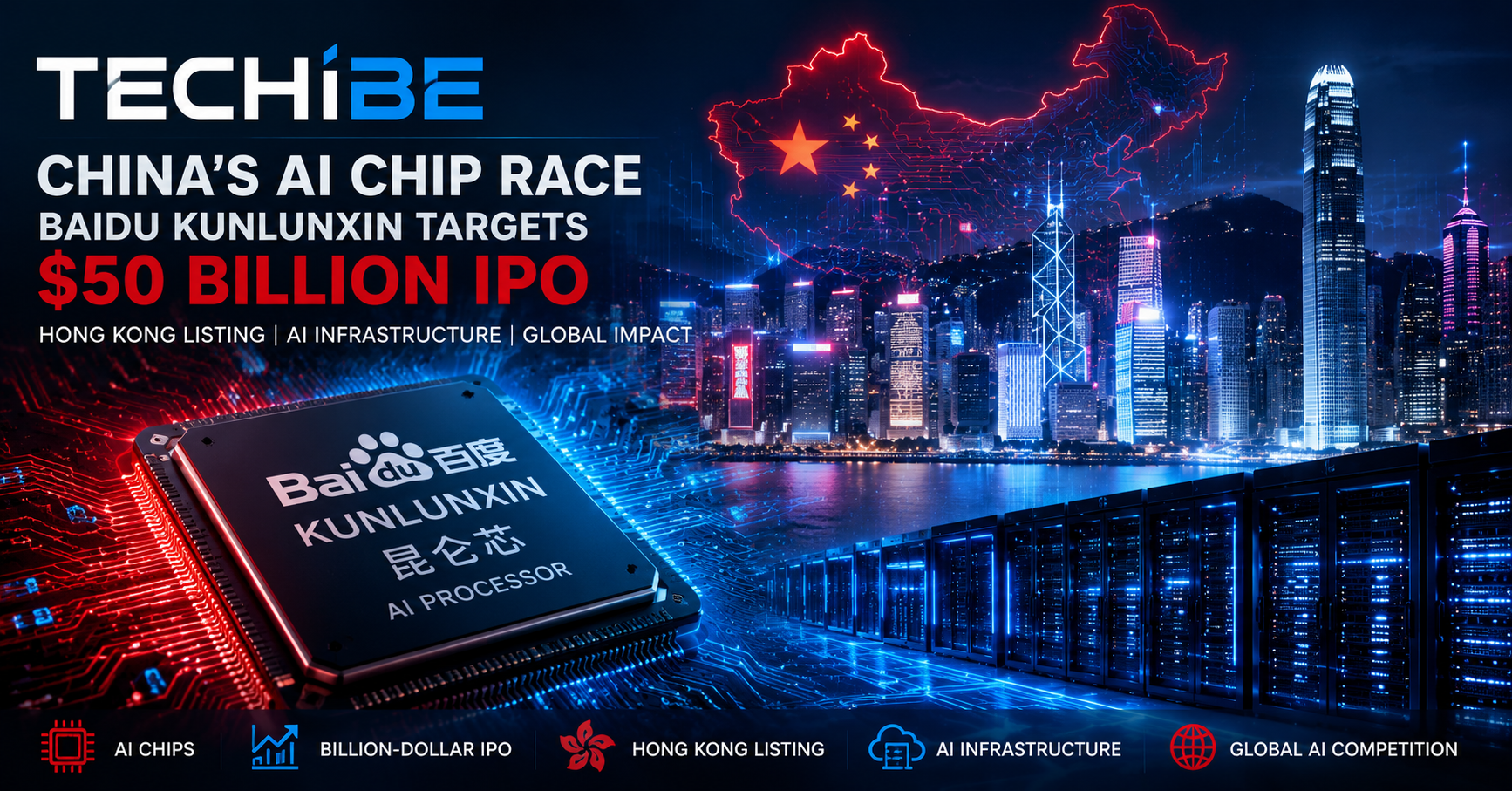 Baidu's Kunlunxin AI chip division prepares for a major Hong Kong IPO as China's AI semiconductor industry accelerates.