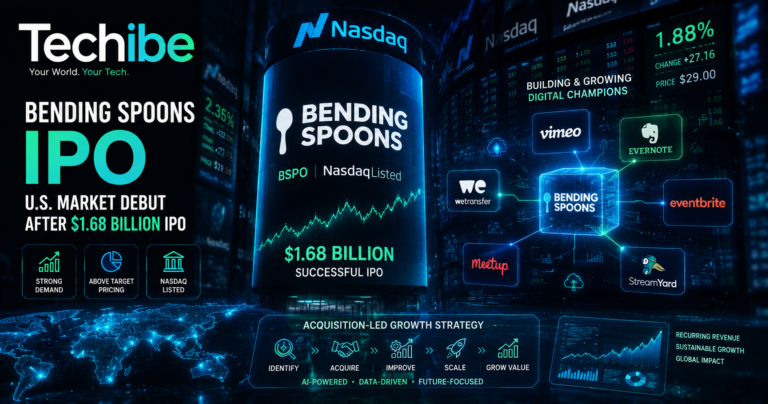 Bending Spoons makes its U.S. market debut following a successful $1.68 billion IPO.